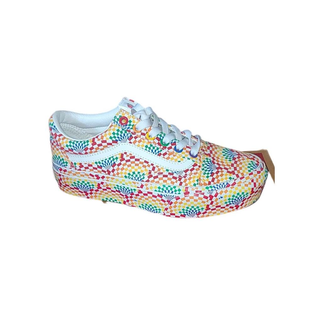 Vans Old‎ Skool Pride Platform Shoes Sneakers Size 6.5 Women's NIB